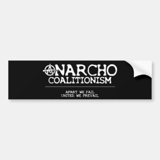 #AnarchoCoalitionism Bumper Sticker