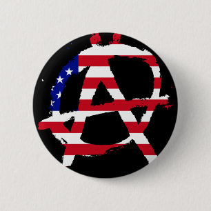 Anarchy #2 6 cm round badge