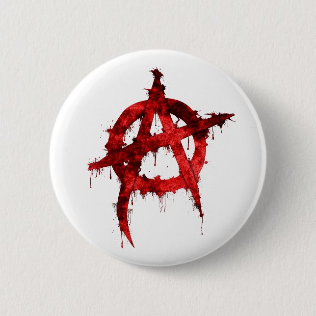 Anarchy 6 Cm Round Badge (Front)