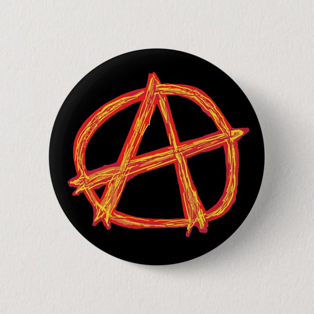 Anarchy 6 Cm Round Badge (Front)