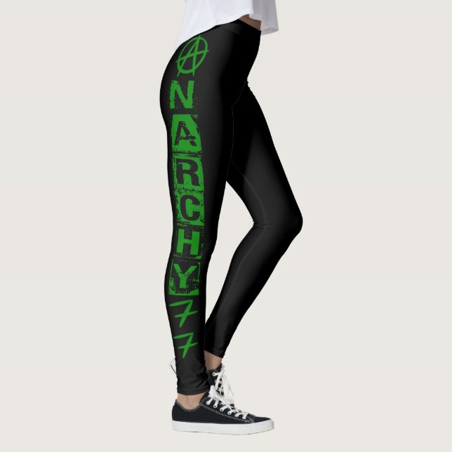 Anarchy 77 (GREEN) Leggings (Right)