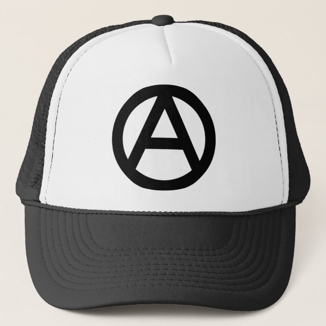 Anarchy anarchy PUNK Anarchist Punk Trucker Hat (Front)
