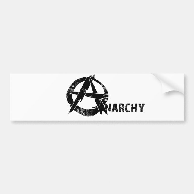 Anarchy Bumper Sticker (Front)