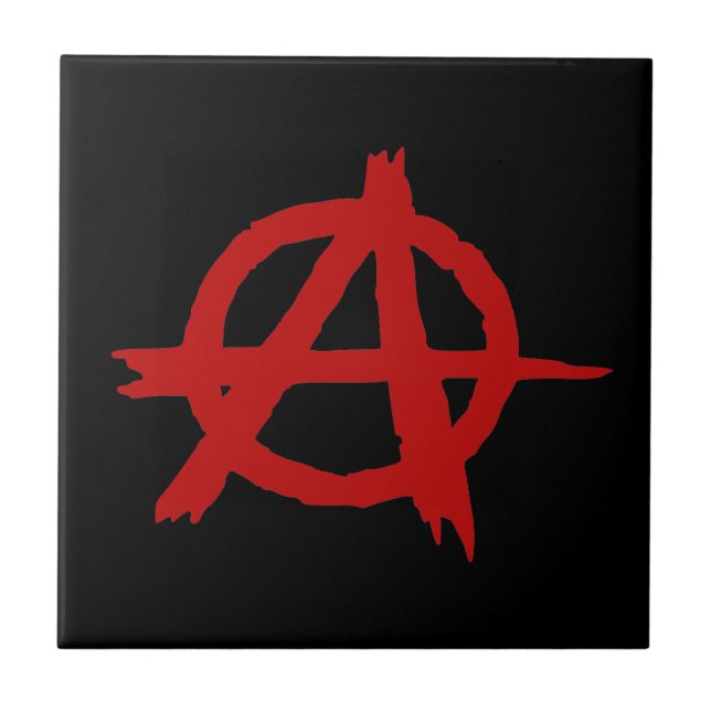 Anarchy Ceramic Tile (Front)