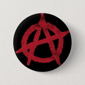 Anarchy Circle A 6 Cm Round Badge