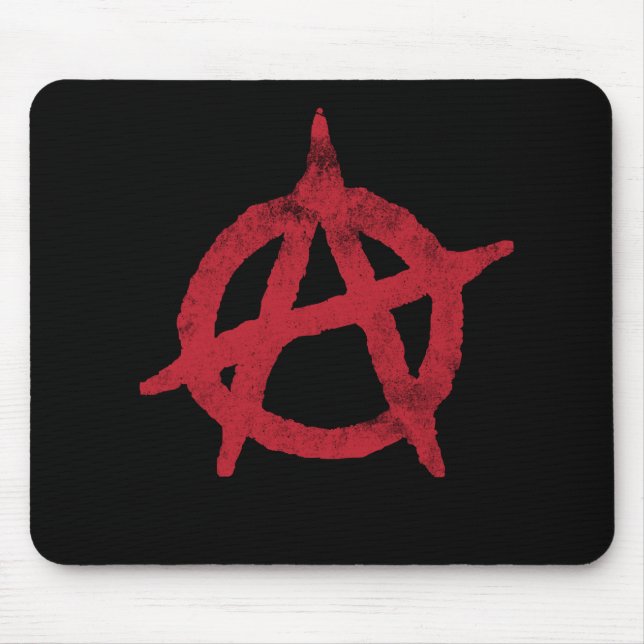 Anarchy Circle A Mouse Pad (Front)