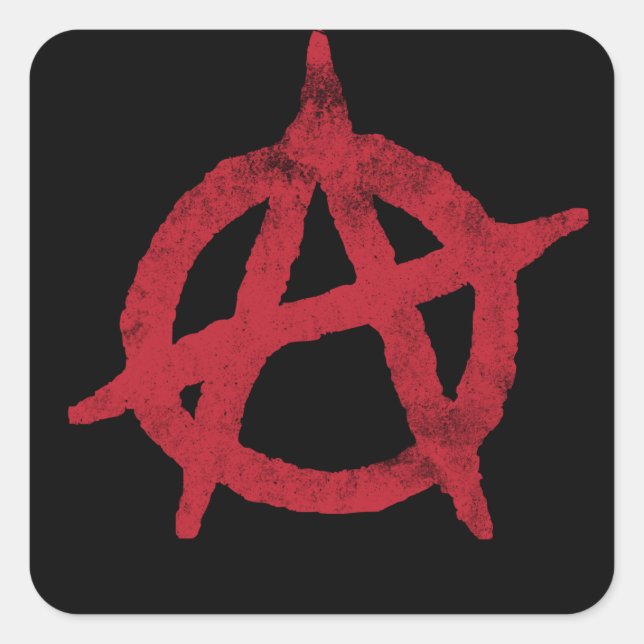 Anarchy Circle A Square Sticker (Front)
