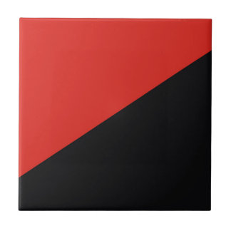 anarchy flag symbol punk communism socialism red b ceramic tile