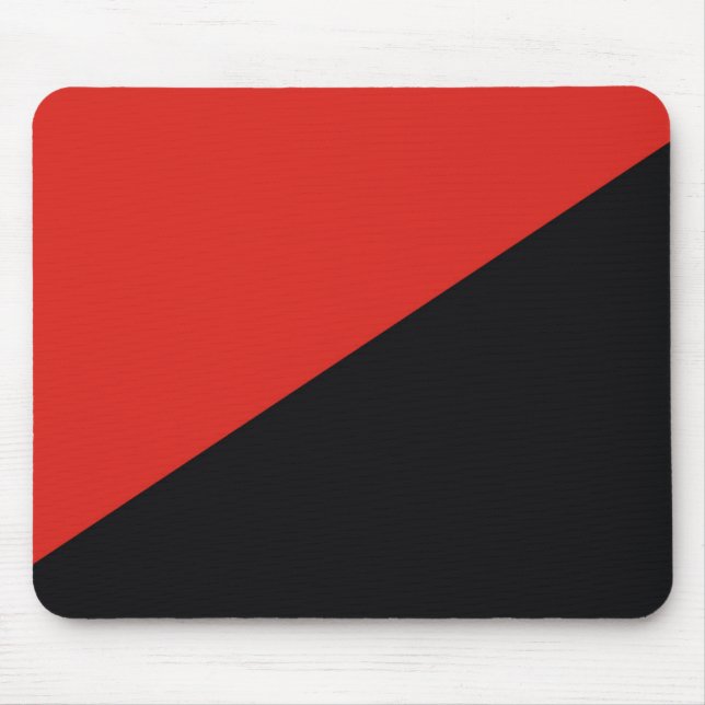anarchy flag symbol punk communism socialism red b mouse pad (Front)