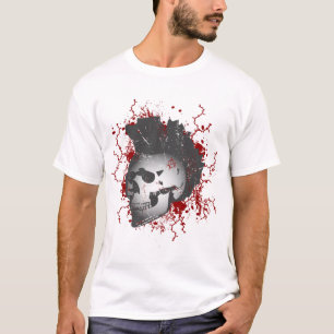 Anarchy Mohawk Skull T-Shirt