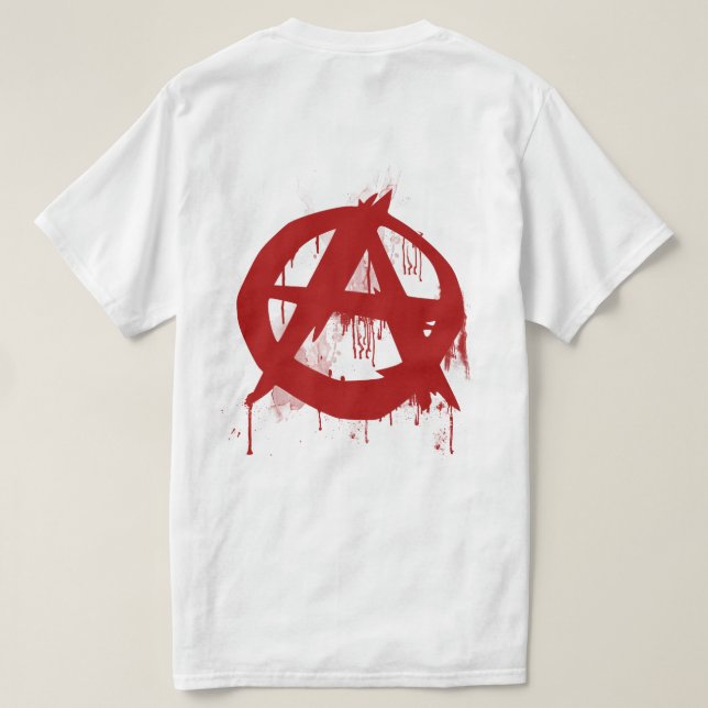 Anarchy Paint T-Shirt (Design Back)