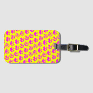 Anarchy Pattern Luggage Tag