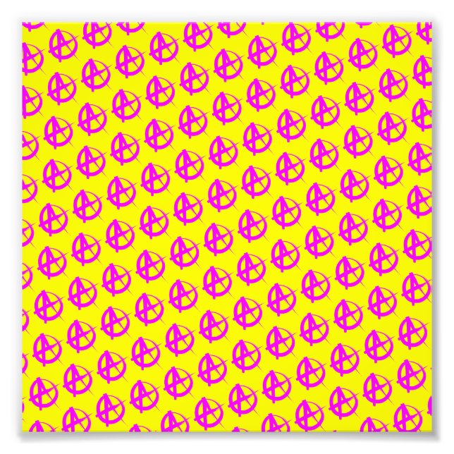 Anarchy Pattern Photo Print (Front)