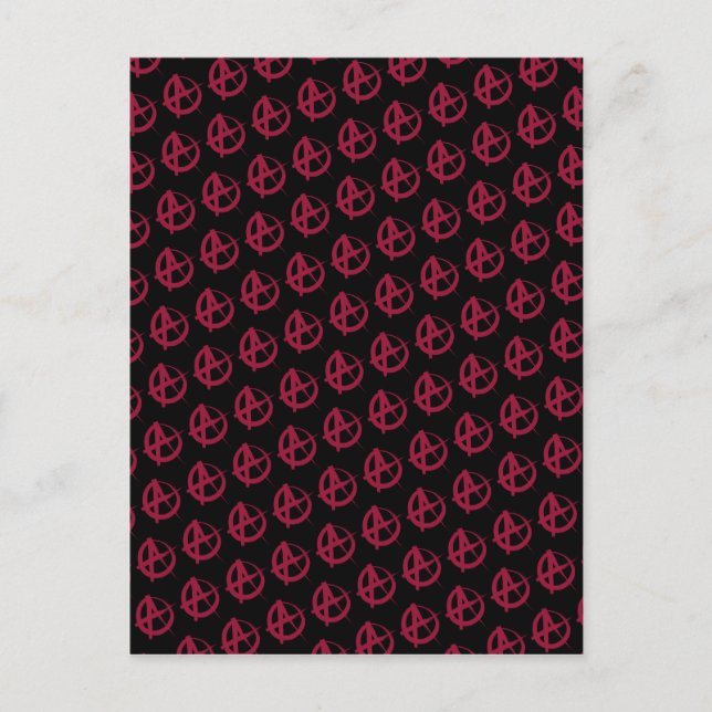 Anarchy Pattern Postcard (Front)