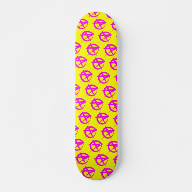 Anarchy Pattern Skateboard (Front)