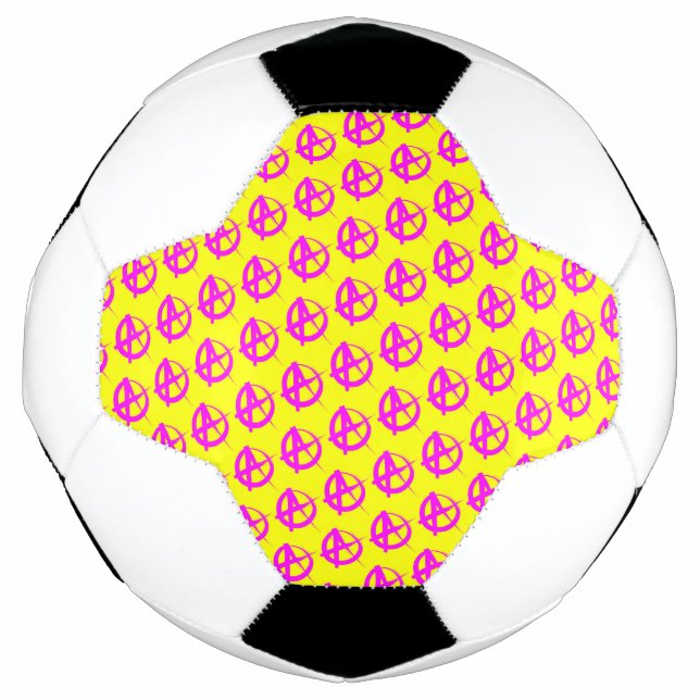 Anarchy Pattern Soccer Ball (Front)