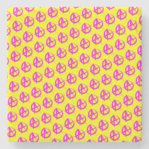 Anarchy Pattern Stone Coaster