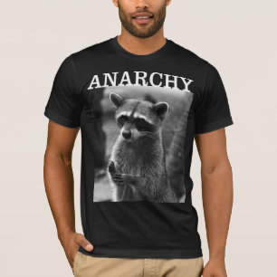 ANARCHY Racoon Funny T-Shirt
