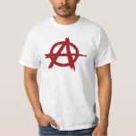 Anarchy-red T-Shirt<br><div class="desc">Anarchy Symbol Fight the Power!</div>