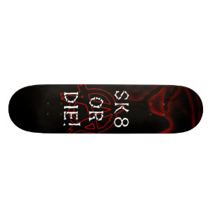 Anarchy Sk8 or Die Infra Red Skateboard