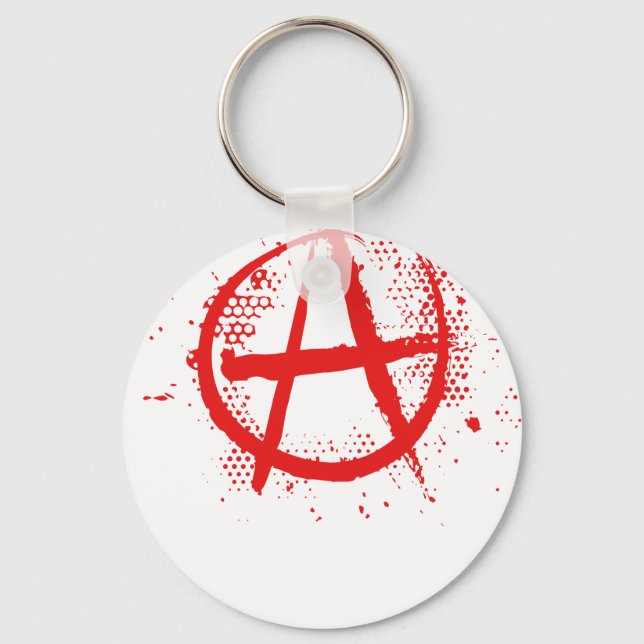 anarchy-symbol 2 key ring (Front)