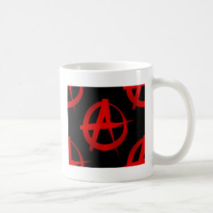 Anarchy symbol coffee mug