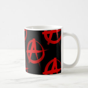 Anarchy symbol coffee mug