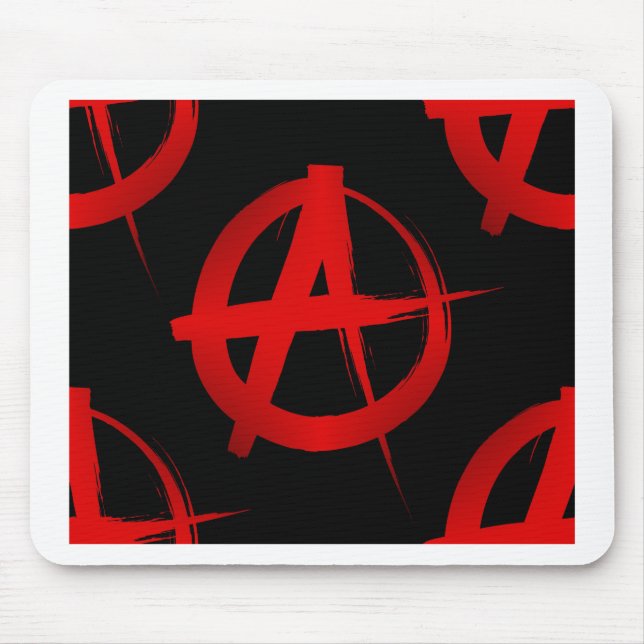 Anarchy symbol mouse pad (Front)