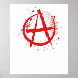 anarchy-symbol vintage poster