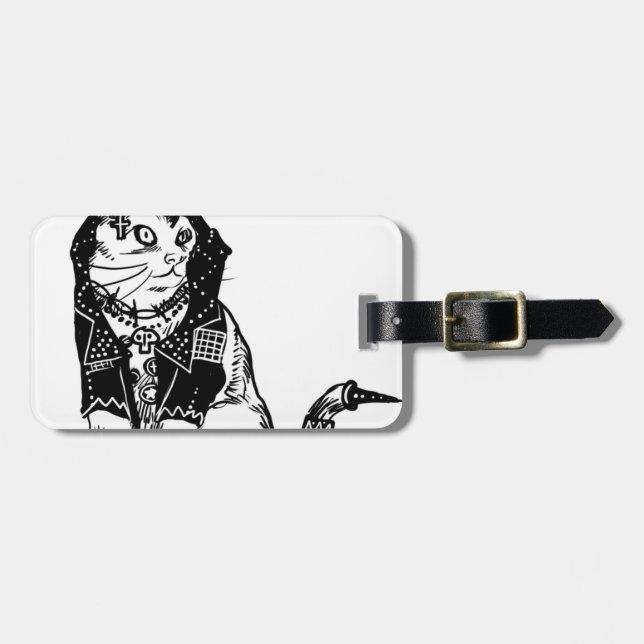 Anarkitty in the UK Luggage Tag (Front Horizontal)