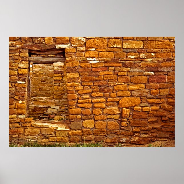 Anasazi Great House Ruins Poster (Front)