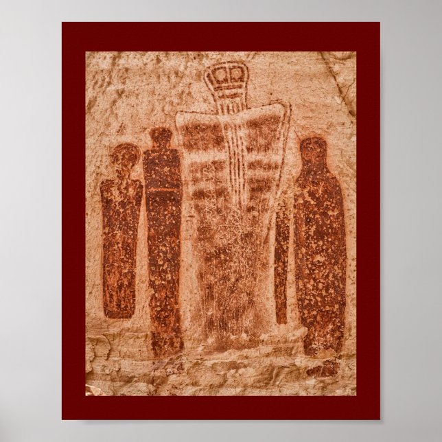 Anasazi Rock Art Poster (Front)
