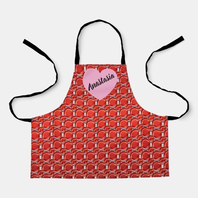 Anastasia apron with decorative patern (Front)