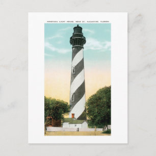 Anastasia Light House, St. Augustine, FL Postcard