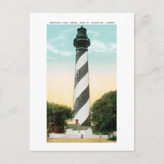 Anastasia Light House, St. Augustine, FL Postcard