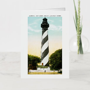 Anastasia Lighthouse Near St. Augustine, Florida Foil Greeting Card