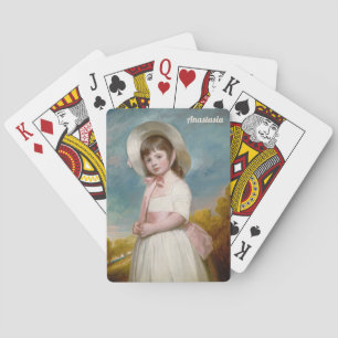 ANASTASIA ~ MISS JULIANA WILLOUGHBY  George Romney Playing Cards