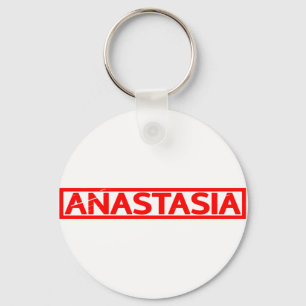Anastasia Stamp Key Ring