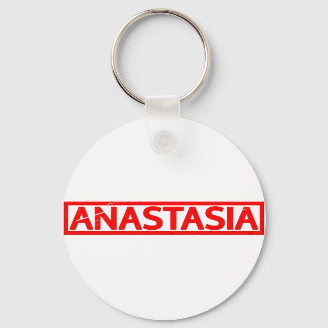 Anastasia Stamp Key Ring (Front)