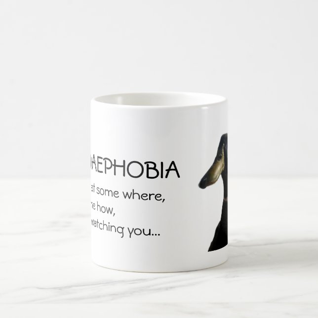 Anatidaephobia Coffee Mug (Center)