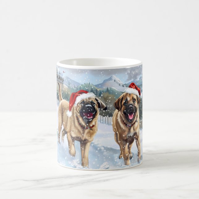 Anatolian Shepherd Christmas Coffee Mug (Center)