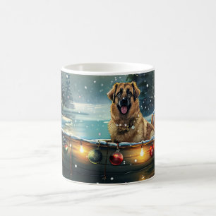 Anatolian Shepherd Christmas Festive Voyage Coffee Mug