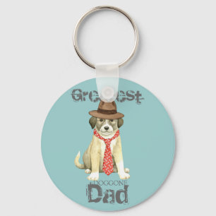 Anatolian Shepherd Dad Keychain