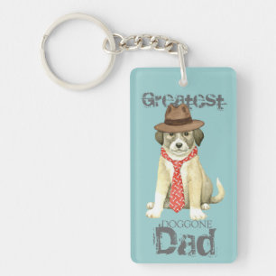 Anatolian Shepherd Dad Keychain