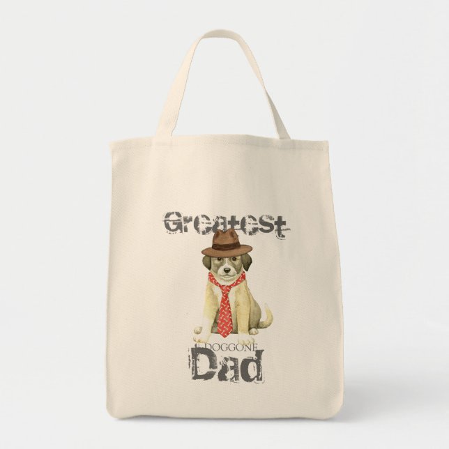 Anatolian Shepherd Dad Tote Bag (Front)