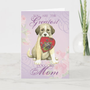 Anatolian Shepherd Dog Heart Mum Holiday Card