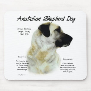 Anatolian Shepherd Dog History Design Mouse Pad