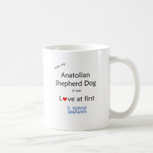 Anatolian Shepherd Dog Lick Design Coffee Mug