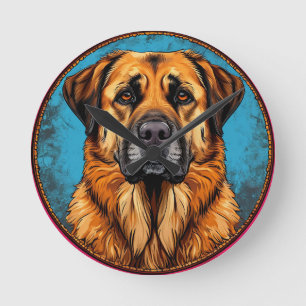 Anatolian Shepherd dog Round Clock