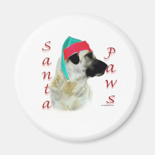 Anatolian Shepherd Dog Santa Paws Magnet